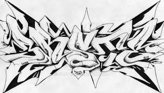 cara membuat graffiti