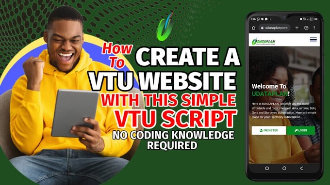 How to Create a Data Reselling website with VTU Script, without having any coding knowledge. 