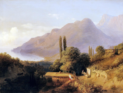 Crimean landscape (1891) painting Lev Lagorio