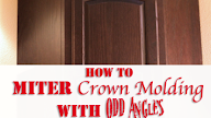 Outside Corner On Kitchen Cabinet Crown Moulding Not Fitting