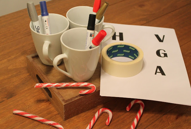 Christmas crafty idea - Homemade Mugs