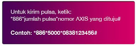Cara Transfer Pulsa Axis