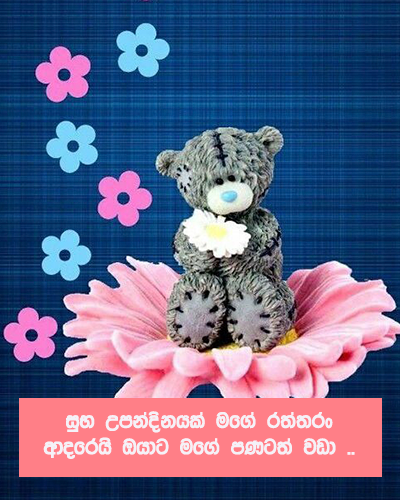 Sinhala romantic birthday wishes for lover