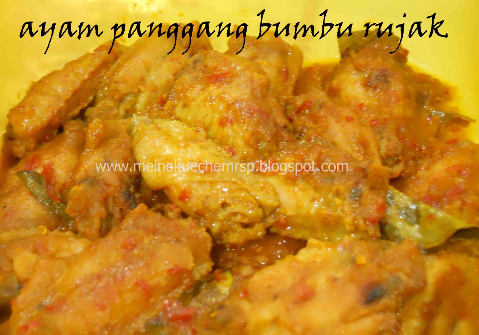 Ayam Panggang Bumbu Rujak