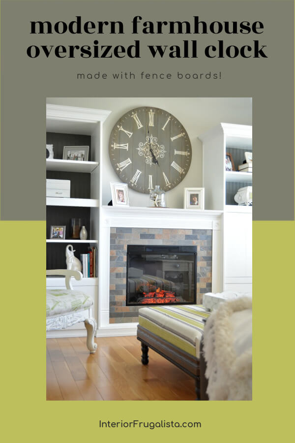 Modern Farmhouse Oversized Wall Clock