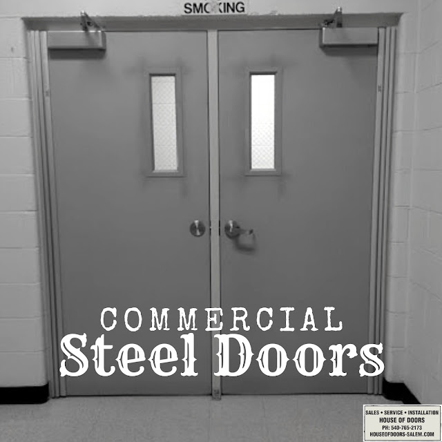 Commercial steel doors stocked, sold & installed by House of Doors