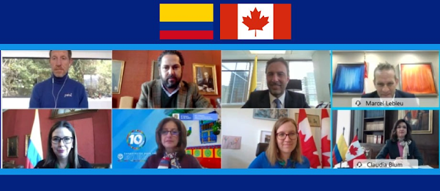 Colombia y Canadá reafirmaron la importancia de la cooperación bilateral 