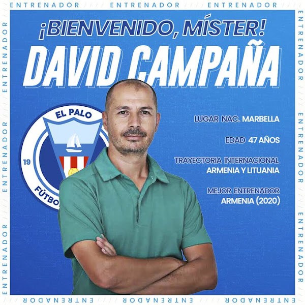 Oficial: El Palo FC, firma el técnico David Campaña