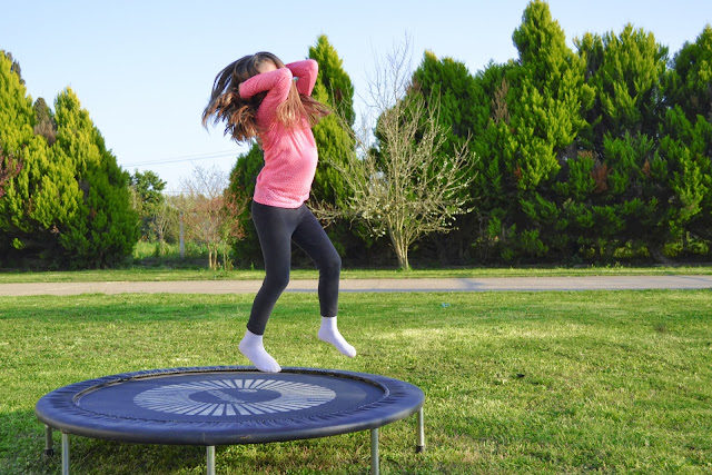 Fun workouts to stay fit: use trampoline