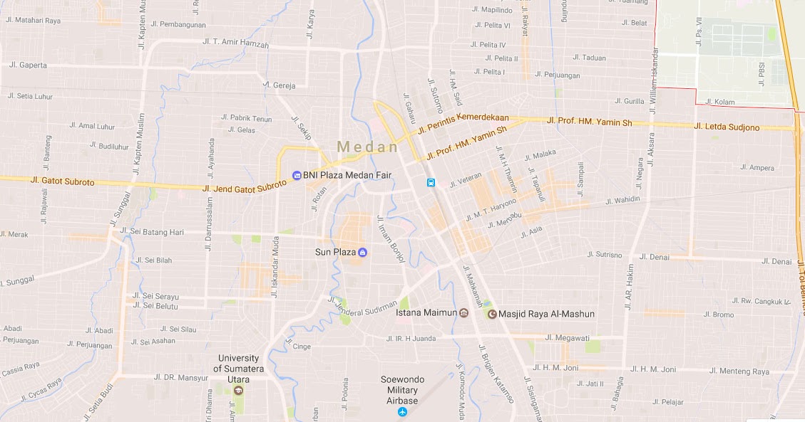  Peta  Jalan Kota  Medan  Lengkap  21 Kecamatan Sejarah 