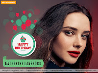 full closeup image with red lipstick along hbd message