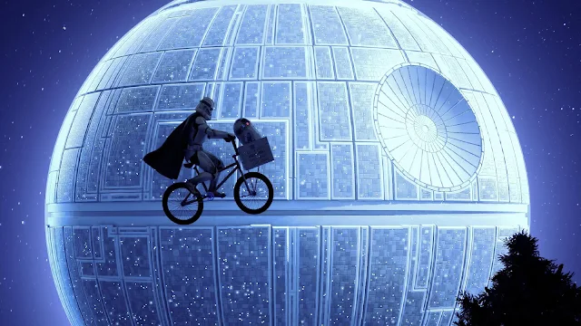 Flying Bike, R2d2, Stormtrooper