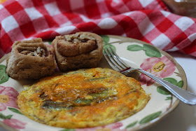 Living from glory to glory blog, Fresh Omelette, Country Breakfast