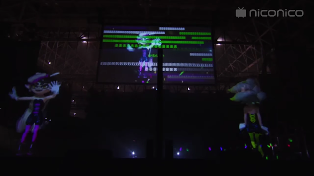 Splatoon – Squid Sisters - Live Concert at Niconico Tokaigi 2016 ending Marie Callie fans walks off