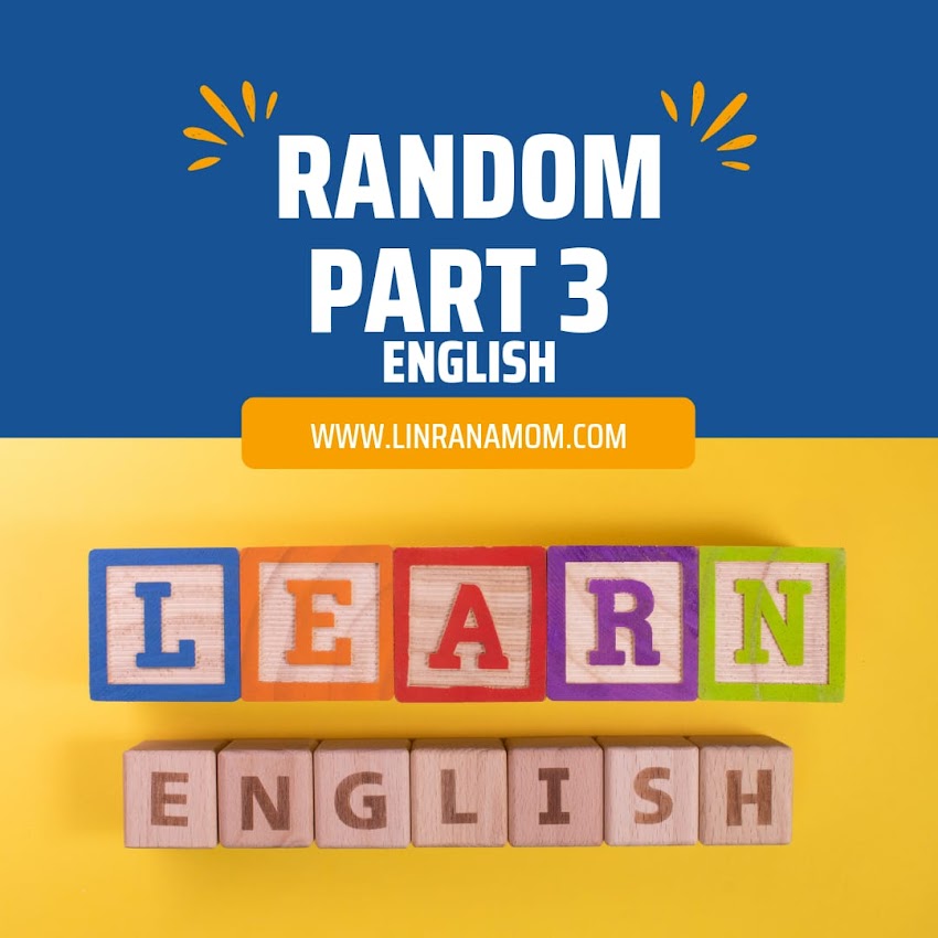 English: Kosa Kata Bahasa Inggris - Random Part 3