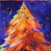 Rebecca's Christmas Tree, Contemporary Paintings by Arizona Artist Amy Whitehouse