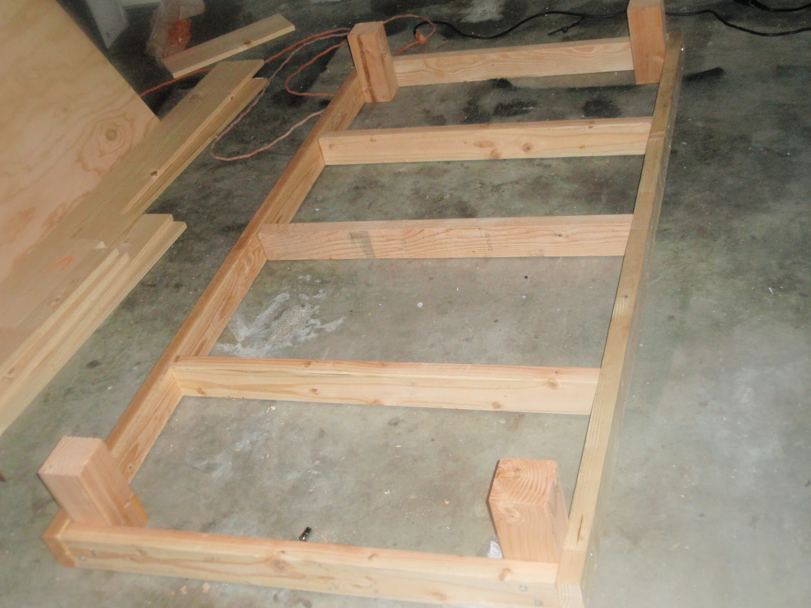 2X4 Twin Bed Frame Plans