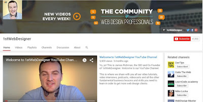 5 Channel Youtube Untuk Belajar Web Design