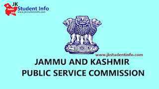 JAMMU AND KASHMIR PUBLIC SERVICE COMMISSION