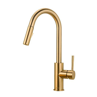 Gold Kitchen Faucet with Pull Down Sprayer, Kitchen Faucet Sink...