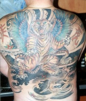 japanese back tattoos. Lion Fairy Tattoos