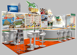Exhibition Stand Booth Design - Cosmo Travel & Tours