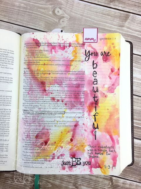 Heather's Hobbie Haven - Bible Journaling - Genesis 3:11