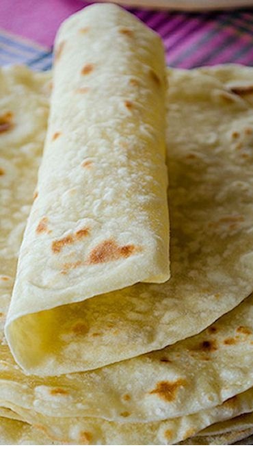 Basic Homemade Flour Tortillas