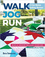 walk jog run quilting book by Dara Tomasson