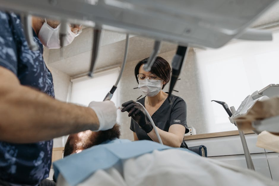 Zabieg endodoncji wykonywany w gabinecie stomatologicznym