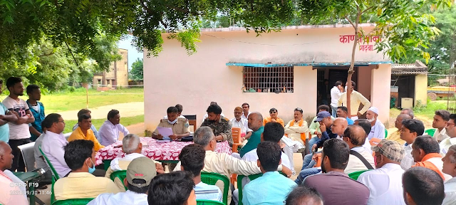 दुर्गा पूजा को लेकर कांडी थाना परिसर में क्षेत्र के सभी दुर्गा पूजा समितियों के साथ की गई अहम बैठक--Report Brajesh Panday