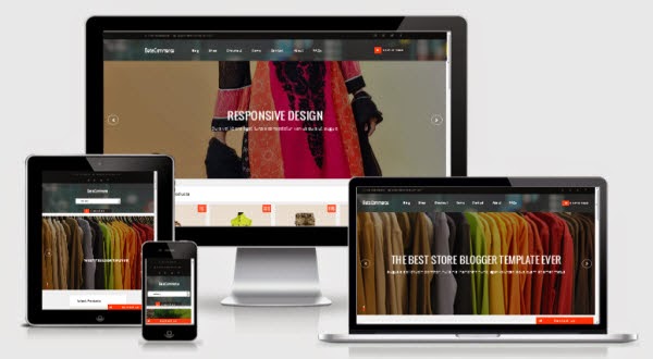 BetaCommerce Shopping Blogger Template