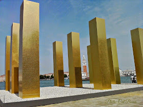 The Sky Over Nine Columns by Heinz Mack - Photo: Cat Bauer Venice Blog