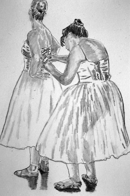 Sonoma Ballet Conservatory 1992-1993 Drawing by F. Lennox Campello