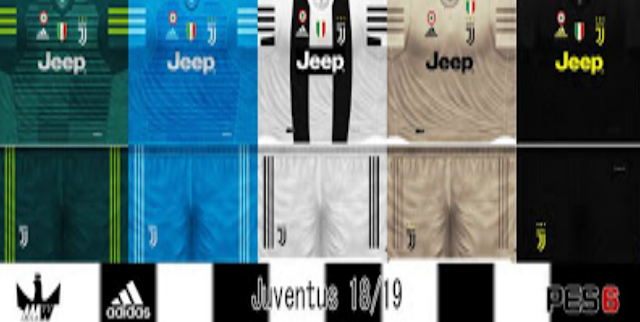 Juventus Fc 201819 Kits Pes 6 Kazemario Evolution
