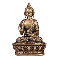 Brass Statue of Buddha Blessing