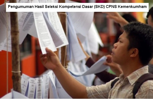 Pengumuman Hasil Seleksi Kompetensi Dasar (SKD) CPNS Kemenkumham 