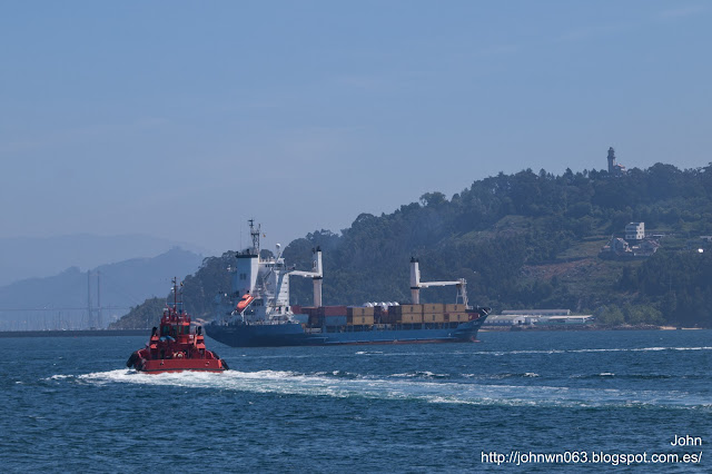 florentia, container ship, puerto de Vigo