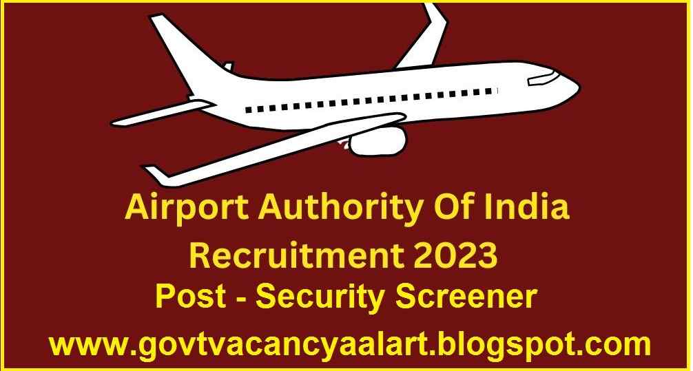 Airport Authority of India Recruitment 2023 Apply Online