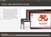 Ubuntu one personal cloud storage.