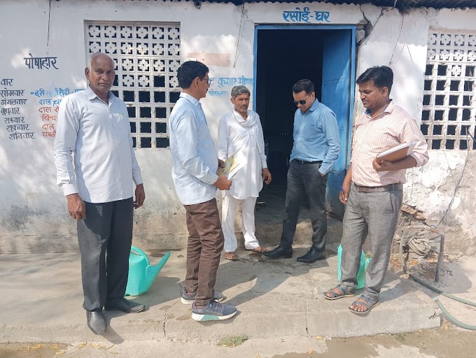 चुनाव बूथों का किया भौतिक निरीक्षण