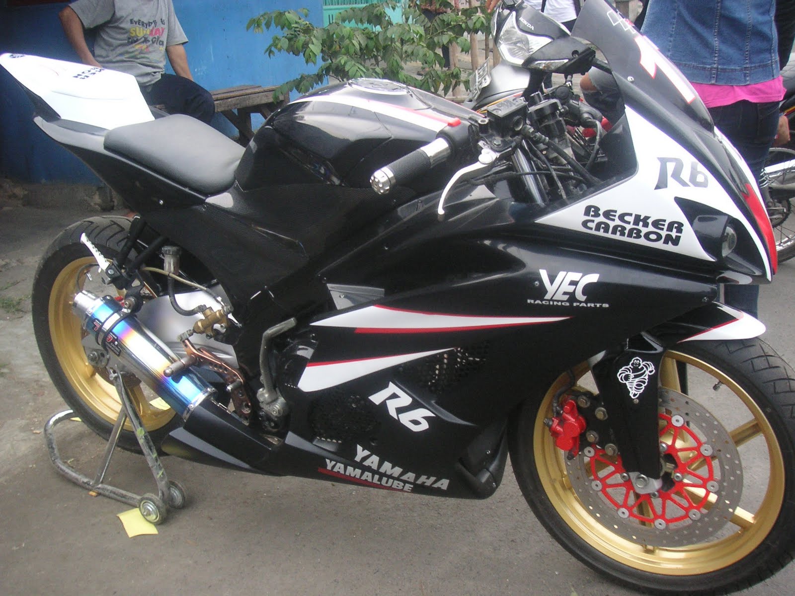 Modif Stang Jepit Yamaha Vixion