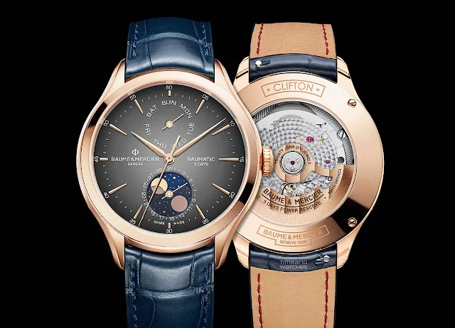 Baume et Mercier Clifton Baumatic Day-Date Moonphase