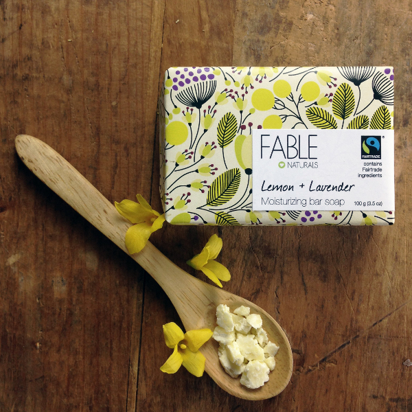 Fable Naturals Lemon + Lavender Bar Soap