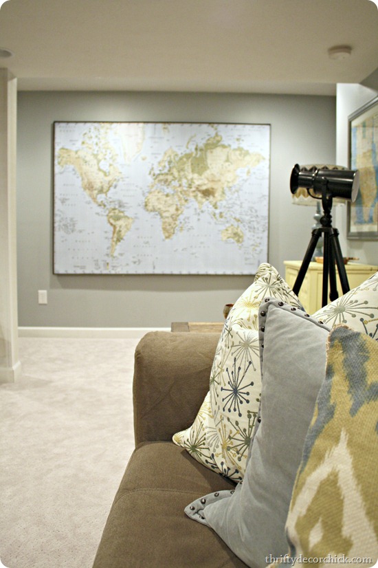 Where In The World Have We Been Map From Thrifty Decor Chick