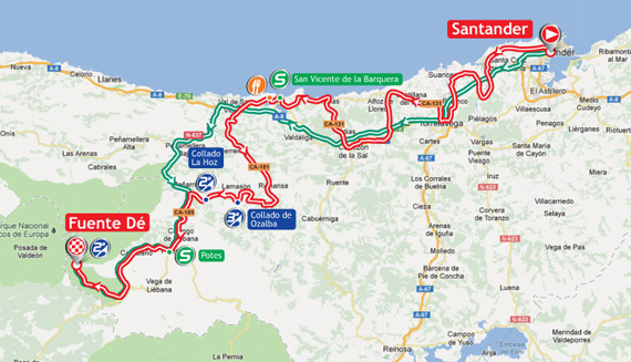 La Vuelta 2012. Etapa 17. Santander – Fuente Dé. @ Unipublic