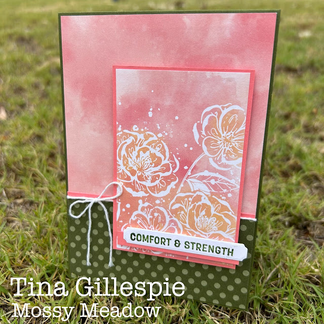 scissorspapercard, Colour Creations, Stampin' Up! Sending Smiles Bundle, Hello Irresistible DSP, Sympathy Card