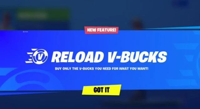 تم تمكين ميزة إعادة تحميل V-Bucks في ألمانيا