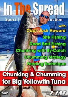 in the spread chunking and chumming for big yellowfin tuna