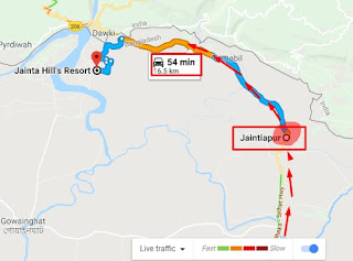 Jainta Hill Location Tag